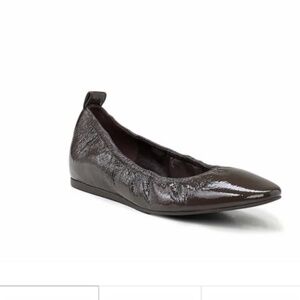Vince Camuto  Ballet Flats Velenndi Ballerina  Patent Leather  Brown  8.5 NWOB